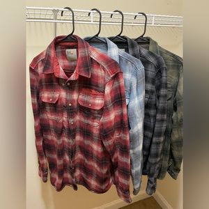 Four 5.11 Flannel Shirts
